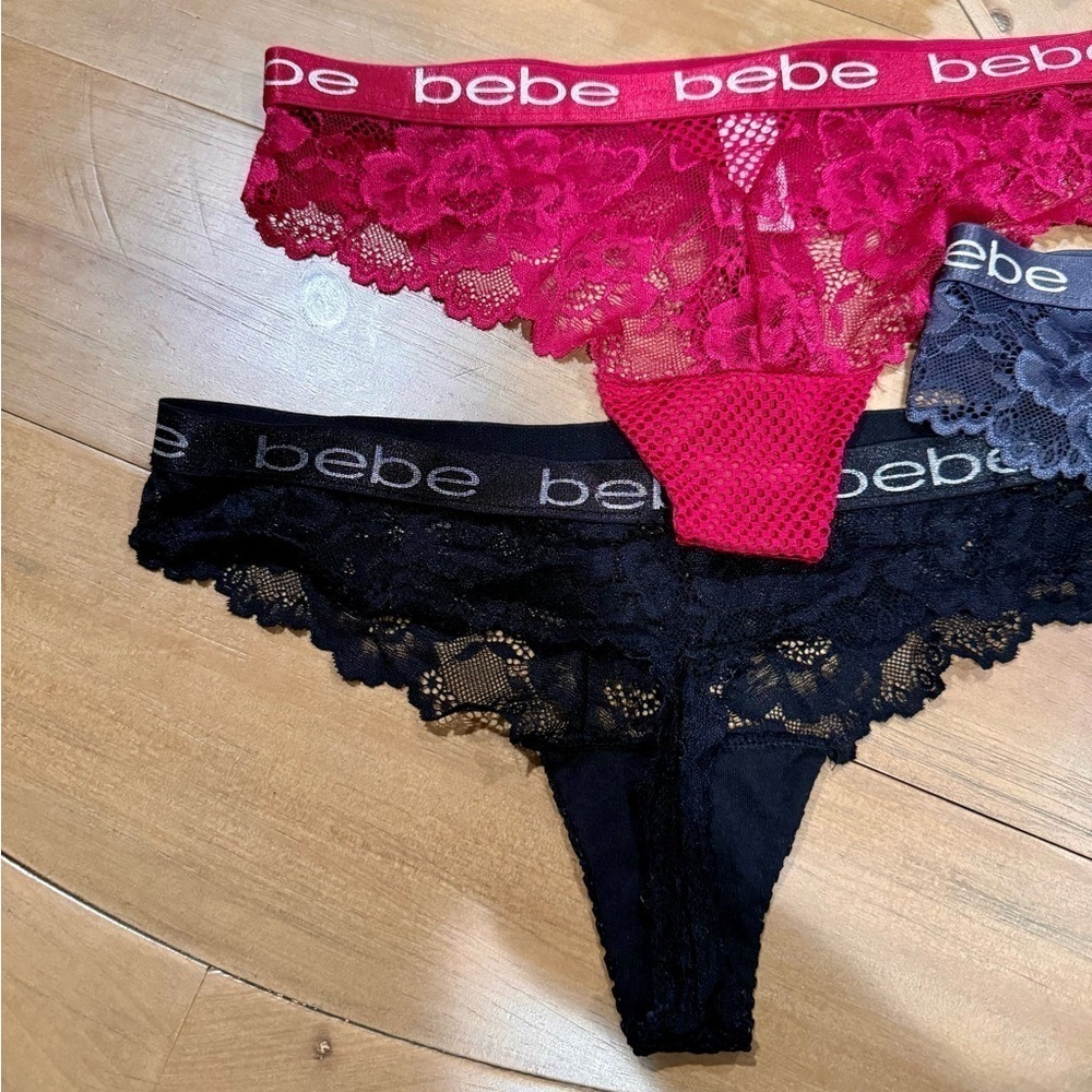 Three Pack of bebe intimates - Picture 4 of 4